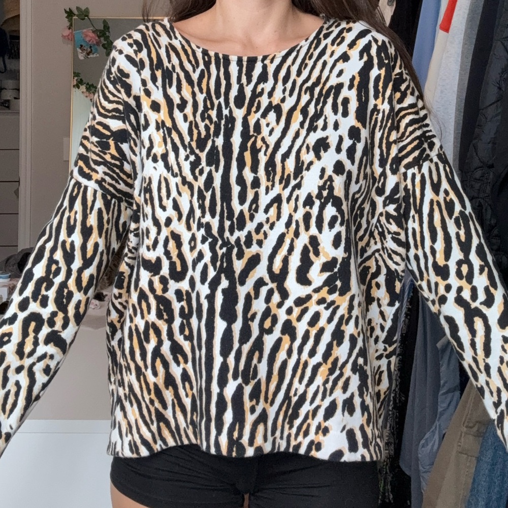 Maje Leopard Sweater